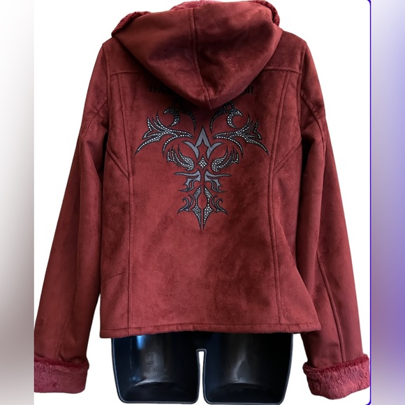 Women’s Harley Davidson Faux Fur Jacket. Size Medium. Excellent Preowned Con… - Picture 4 of 10